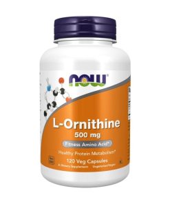 Alternative view of L-Ornitin NOW, 500 mg (120 kapsula)