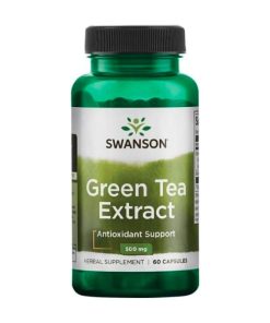 Alternative view of Zeleni čaj Swanson, 500 mg (60 kapsula)