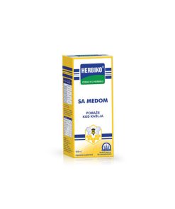 HERBIKO sirup sa medom za odrasle 125ml – za smanjenje simptoma prehlade