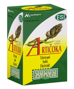 Alternative view of ESI ARTICOKA tbl a60 – za poboljšanje probave i zaštitu jetre