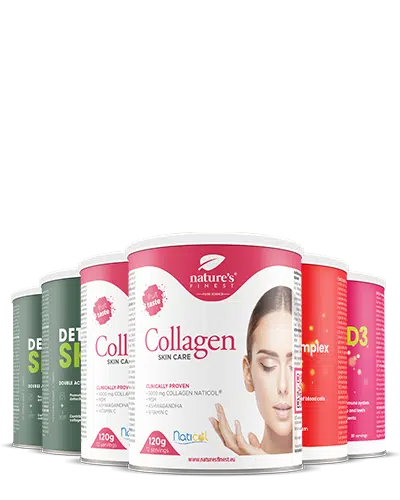 2x Kolagen SkinCare + 2x Detox Skin + Železo + Vitamin D3 + Vitamin C paket