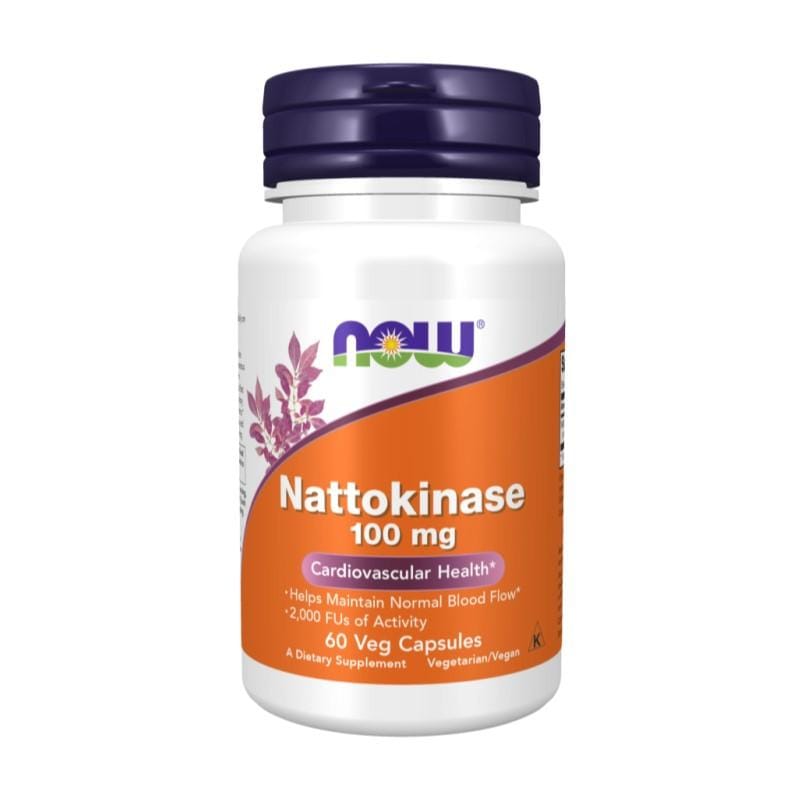 Nattokinase NOW, 100 mg (60 kapsula) - Slika 2