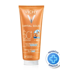 Vichy Capital Soleil mlijeko za zaštitu osjetljive dječije kože SPF 50, 300 ml