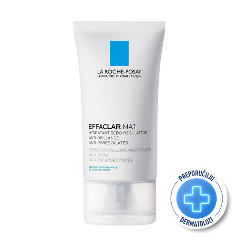 LRP EFFACLAR MAT krema 40ml – protiv sjaja i proširenih pora