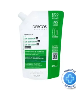 Vichy Dercos šampon protiv peruti za normalnu ili masnu kosu 500 ml REFILL