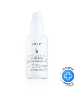 Alternative view of Vichy Capital Soleil UV-Age Daily tonirani fluid protiv fotostarenja SPF 50, 50 ml