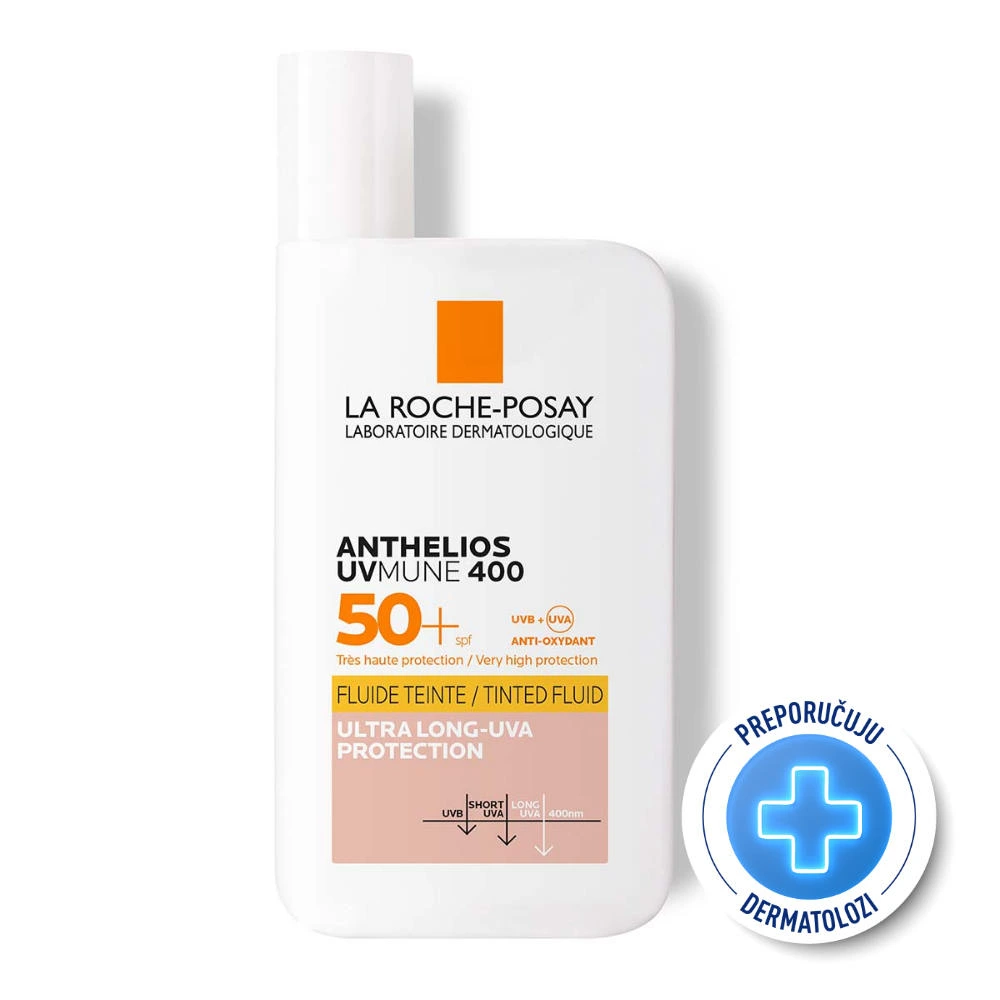 La Roche-Posay Anthelios UV Mune tonirani fluid SPF 50, 50 ml - Slika 2