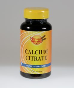 Alternative view of Kalcijev Citrat  a 100 tableta Natural Wealth