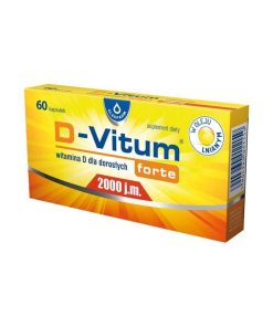 Alternative view of Vitamin D3 2000 IU D-Vitum Forte Oleofarm (60 kapsula)