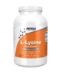 Alternative view of L-lizin u prahu NOW (454 g)