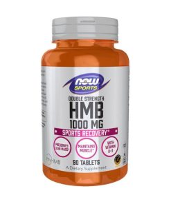 HMB Dvostruka snaga NOW, 1000 mg (90 tableta)
