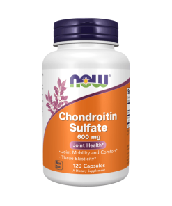 Alternative view of Kondroitin sulfat NOW, 600 mg (120 kapsula)
