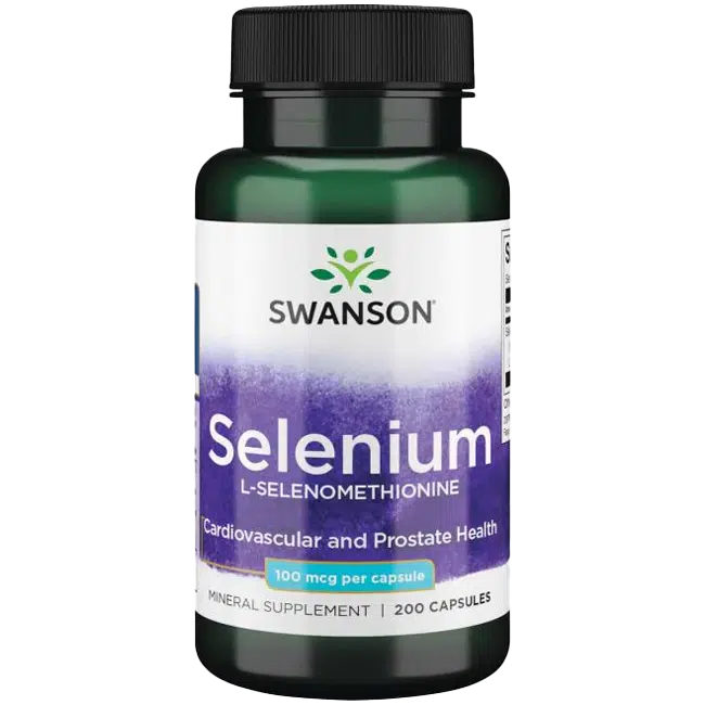 Selen 100mcg 200 kapsula, Swanson - Slika 2