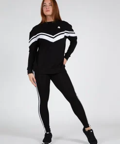 HAILEY Tajice i Majica Set – Crni