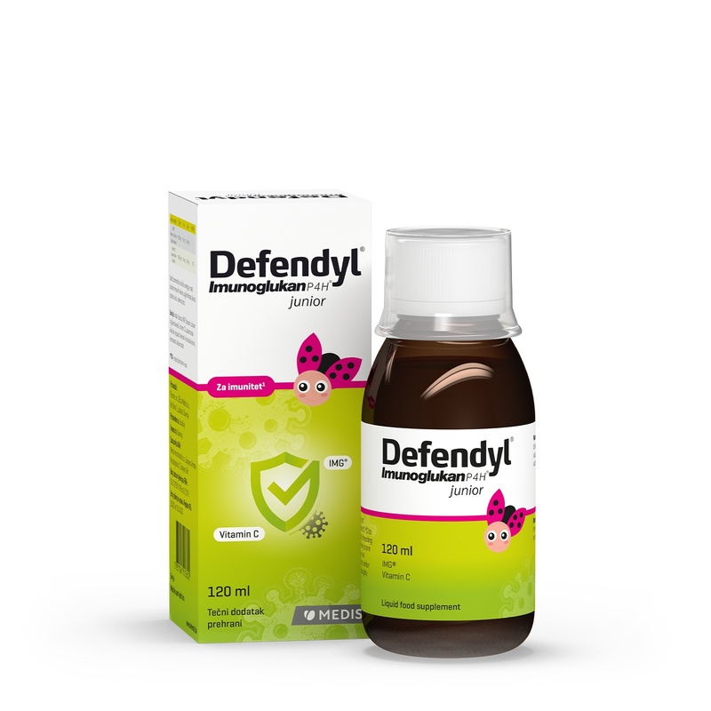 Defendyl-Imunoglukan P4H junior sirup 120 ml - Slika 2