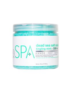 BCL SPA Solna Kupka za ruke-stopala-tijelo Mint+CBD 454g