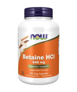 Alternative view of Betain HCl NOW (120 kapsula)