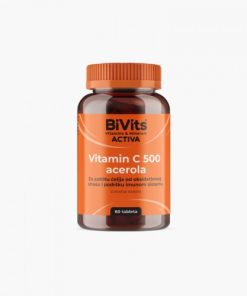 BIVITS Vitamin C 500 Acerola tbl a60 Abela – jačanje imuniteta, za zaštitu od infekcija, za normalnu prod