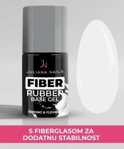 Alternative view of Fiber Rubber Base Gel – Milky White 6ml GL105104