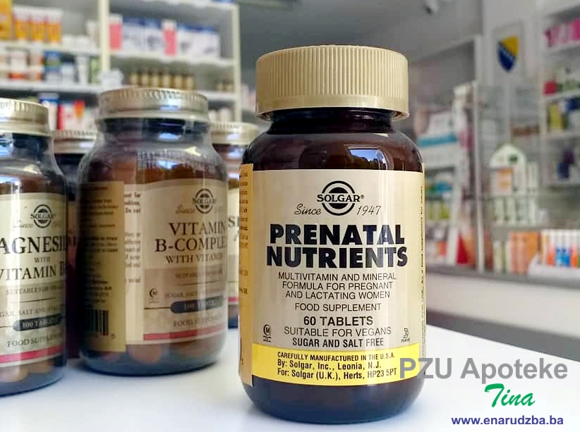 Prenatal Nutrients a 60 tableta Solgar