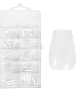 Press-On Fullcover Tips prozirne –  Ballerina – kratke  (100 kom)