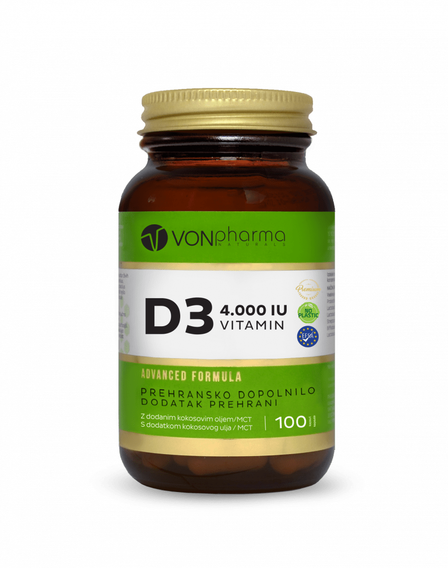 Vitamin D3 4000 IU kapsule Vonpharma