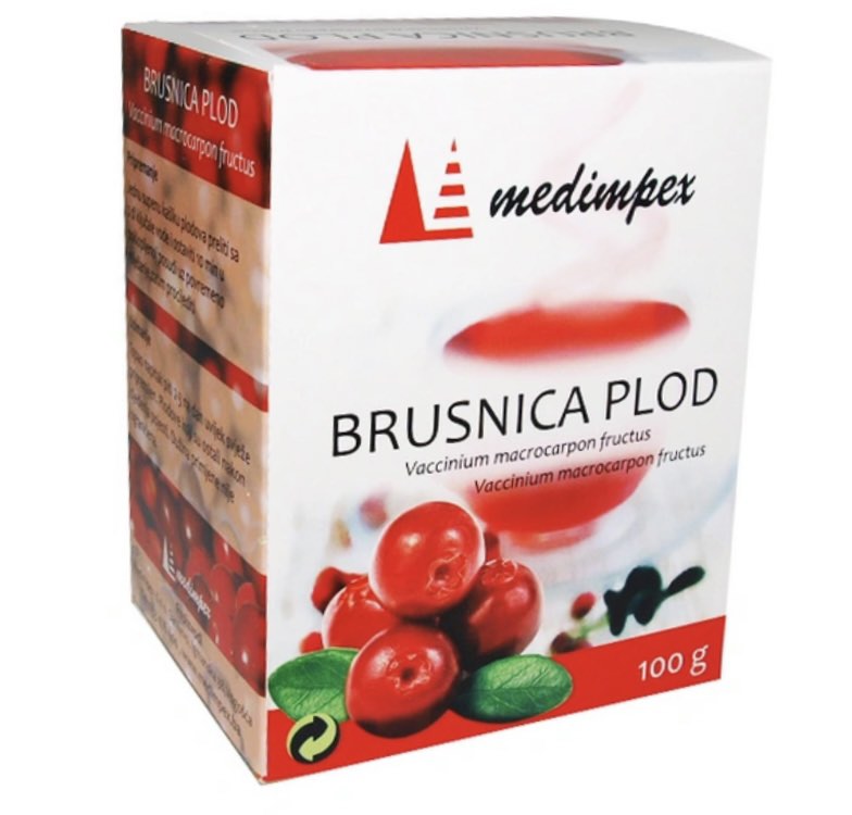 Čaj Brusnica (plod) 100g - Slika 2