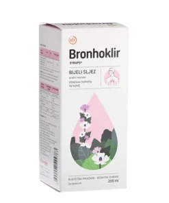 Alternative view of BRONHOKLIR sirup za suhi kasalj(bijeli sljez)200ml – ublažavanje suvog i iscrpljujućeg kašalja