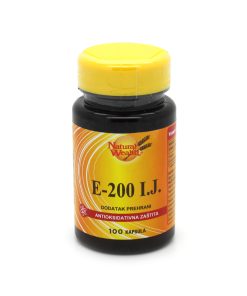 Alternative view of Vitamin E-200 i.j. a 100 tableta Natural Wealth