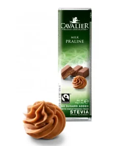Čokolada mliječna Praline sa stevijom 40g