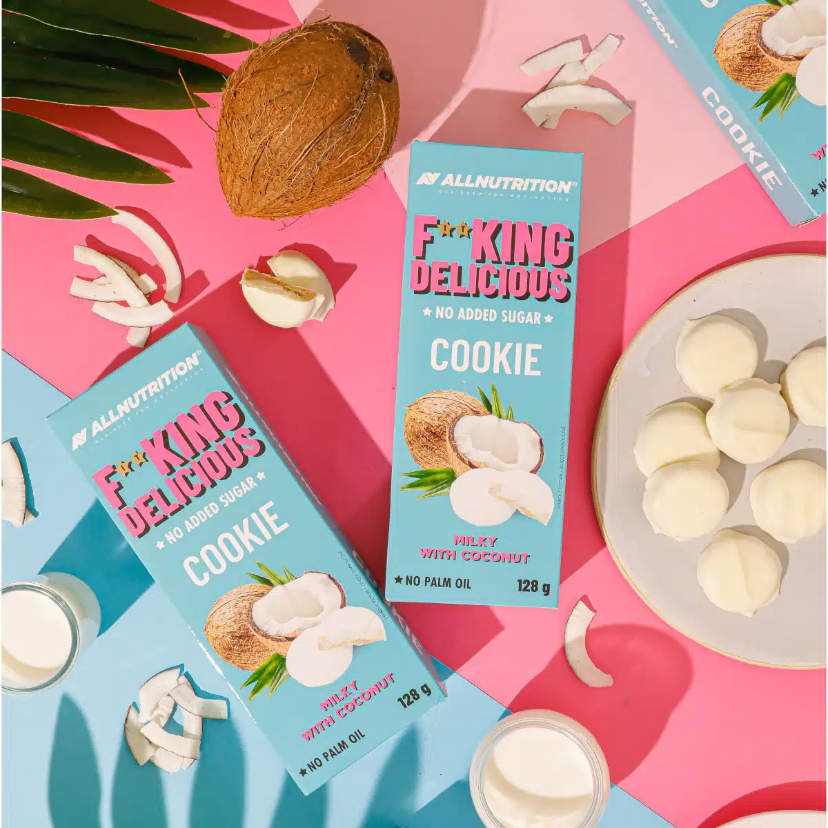 Delicious cookies milky kokos 128g All