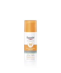 Eucerin Sun Oil Control tonirana krema SPF 50, 50 ml (Svijetla nijansa)