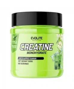 Kreatin monohidrat okus zelena jabuka 500g, Evolite