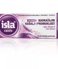 Isla Cassis pastile za grlo,kašalj i promuklost sa vitaminom C a 30 pastila