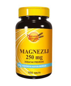 Alternative view of Magnesium 250 mg a 100 tableta Natural Wealth