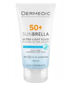 Alternative view of DERMEDIC SUNBRELLA SPF50+ LAGANI FLUID ZA MASNU I KOMBINIRANU KOŽU 40ML