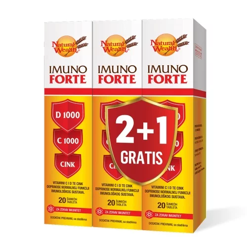 NATURAL WEALTH IMUNO FORTE A20 2+1 GRATIS - Slika 2
