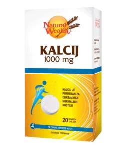 Alternative view of NATURAL WEALTH KALCIJ 1000MG ŠUMEĆE TABLETE A20