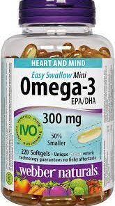 Webber Naturals Omega-3 300mg a 180 softgel tableta