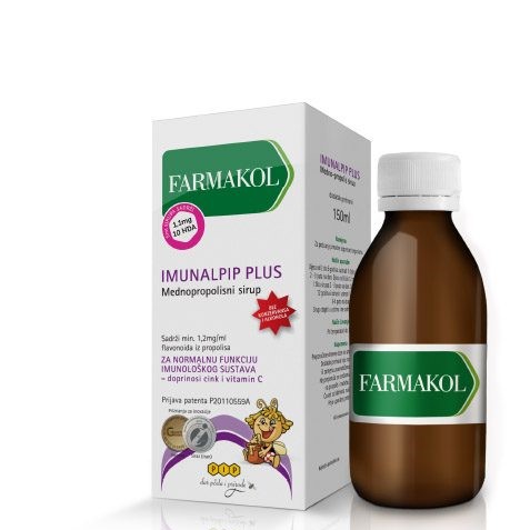 Farmakol Imunalpip plus mednopropolisni sirup 150 ml PIP