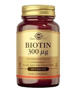 SOLGAR BIOTIN 300MCG TABLETE A100